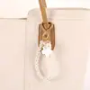Pulsera de Cadena con Perlas de Flor de Cerezo Bicolor Estilo Coreano Ins Colgante para Teléfono Bolso Versátil de Moda Accesorio