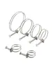 Braçadeira de Fio de Aço Inoxidável 304/201, Braçadeira Dupla para Mangueira de Fio, Braçadeira de Fio de Aço Braçadeira para Tubo de Borracha