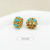 Pingente de ouro antigo areia oca gota de diamante corda de óleo pulseira faça você mesmo acessórios de joias hanfu cheongsam acessórios atacado