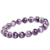 Pulsera de Amatista Natural Fantasía de Cristal Beibeifu Pulsera de Cristal Morado Degradado de Moda Cuentas Sueltas Venta al por Mayor