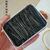 Pasador Adorno para el Cabello de Mujer Adulto Pin de un Carácter Negro Pin Pequeño Accesorios para Pinzas de Pelo Pinza para Flequillo Pin para la Parte Posterior de la Cabeza Pasador