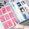 Álbum de Tarjetas de Almacenamiento para Persecución de Estrellas A4 Páginas Interiores Álbum de Fotos de Nueve Compartimentos Núcleo Interior de Reemplazo Álbum de Colección de Almacenamiento de Tarjetas Polaroid Película Interior