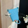 Bolso tejido de moda estilo coreano con textura de color sólido, monedero de diseño único, nuevo bolso cruzado para teléfono de moda 2026