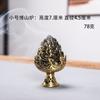 Queimador de incenso retrô criativo mini fogão Boshan queimador de incenso interno doméstico queimador de incenso de fio de liga queimador de sândalo ornamentos antigos