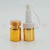 [Botella de Jarabe Dorado Electroplateado de 5 ml y 10 ml] Botella Médica Meyla con Tapa Solución Madre de Esencia