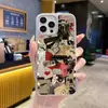 Lista de Comercio Exterior Collage Estilo Americano Ilustración de Gato Funda para Teléfono Iphone17 Vidrio Mate Apple 18Pm Cubierta Protectora