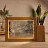 Presente para Cerimônia de Maioridade de Dezoito Anos Presente Adulto para Meninos e Meninas 18 Porta-Canetas Luminária Noturna Aniversário Inspirador Exame de Admissão ao Ensino Médio