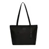 527 Bolso de Hombro Sencillo de Tela Oxford para Mujer Gran Capacidad 2025 Primavera Nuevo Bolso Tote Premium para el Trabajo