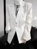 Design de Nicho Estilo Yoji Yamamoto Terno Retrô Desconstruído Blazer Unissex Minimalista de Alta Qualidade