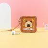 Lindo Monedero Pequeño de Dibujos Animados Bolsa de Silicona Monedero Bolsa para Llaves Mini Llavero En Stock Bolsa para Audífonos Labubu