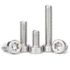 Tornillo torx de cabeza cilíndrica acero inoxidable 304 cabeza de copa estrella hexágono interior tornillo para máquina GB2671.2 perno M4-M8