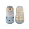 Calcetines para Bebé, Estilo Delgado de Verano, Calcetines de Piso para Bebé, Calcetines Antideslizantes con Puntos, Calcetines Cortos de Malla Tipo Mocasín, Anti-Frío para Interiores, para Aprender a Caminar