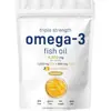 Cápsulas Gelatinosas de Óleo de Peixe Populares Transfronteiriças Cápsulas de Óleo de Peixe Amazon Tk Fonte Fabricante Atacado Disponível para Oem/Odm