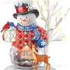 Adornos Colgantes para Coche Decoraciones Acrílicas Manualidades Colgante Creativo Papá Noel Hogar Árbol de Navidad Nuevos Productos Transfronterizo
