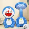 Lámpara de escritorio LED recargable por USB de dibujos animados, protección ocular, para estudio de estudiante, dormitorio, mesita de noche, regalo