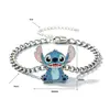 Pulseras de Dibujos Animados de Stitch de Venta Caliente Transfronteriza, Joyería Ajustable para Niños, Accesorios de Comercio Exterior Europeos y Americanos, Venta al por Mayor de Fabricantes