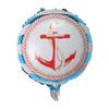 Novo Balão de Navio Pirata em Molde de Alumínio Formato de Caveira de Navio Pirata Decoração de Festa de Halloween