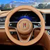 25 Novas Capas de Volante Hongqi HS5 HS7 2025 H5 EMQ5 H9 H6 HS3 Capas de Manopla Ultra-finas de Couro Genuíno