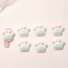 Decoraciones para Uñas de Pata de Gato de Dibujos Animados Grandes Adornos Pequeños de Resina Lindos Accesorios DIY Pegamento de Crema Funda de Teléfono Accesorios para Uñas