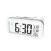 Reloj Despertador Inteligente LCD Multifunción Luz Nocturna Reloj Electrónico Inteligente Operación Silenciosa Función de Repetición Reloj Inteligente Específico para Estudiantes