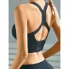 Sujetador Deportivo de Mujer sin Costuras con Diseño de Espalda Cruzada Ajustable, Cómodo, Transpirable y Soporte a Prueba de Impactos, Adecuado para Yoga y Ejercicio