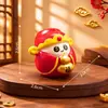 Lingote Creativo Bendición Personaje Dios de la Riqueza Muñeca Daruma Linda Decoración DIY Accesorios Micro Paisaje Adorno de Escritorio