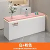 2026 Novo Balcão de Bar Balcão de Caixa Pequeno Simples Moderno Salão de Beleza Loja de Roupas Balcão de Recepção da Empresa