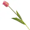Tulipas de Plástico Flores Artificiais Flores Falsas Decoração Suave para Casa Casamento Arranjo de Flores Arte Floral Decorativa Ornamentos Atacado Mesa de Jantar ao Ar Livre
