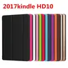 Adequado para Kindle Fire 2017 HD 10 Amazon 2019 Tablet de 10 polegadas Capa Protetora Estojo de Couro Anti-Queda 70% de Desconto