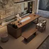 Estética de la Canción Hotel Mesa de Centro de Madera Maciza Oficina Mesa de Té para Negociaciones de Negocios Mesa y Sillas de Té Kung Fu Sala de Té Mesa de Té Zen