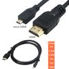 Cable Micro HDMI a HDMI teléfono móvil XT928 XT910 tableta A500 cable HD