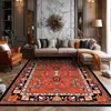 Alfombra Estilo Marroquí para Sala de Estar 2025 Modelo Nuevo Lavable y Limpiable Alfombrilla para Piso de Sofá Mesa de Café Dormitorio Cobertura Completa Área Grande