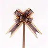 Envío Gratis Transfronterizo 50 Grande Gasa de Nieve Patrón de Árbol Lazo Flor Tirada a Mano Cinta de Regalo para Coche de Boda Embalaje Flor de Corteza