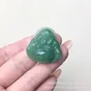 Pingente Buda Maitreya de Ágata de Gelo Alto Natural Acessórios de Joias Buda Barrigudo Gelo Branco Pingente Transparente de Gelo Feminino Pronto para Venda
