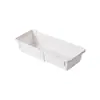 Caja de almacenamiento divisoria para cajones, extensible con panel divisor incorporado, organizador ajustable para cosméticos, utensilios de cocina y artículos varios
