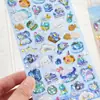 Pegatinas de Cristal Estilo Japonés de Dibujos Animados de Gato Lindo, Conejo y Oso para Niños y Bebés, Educativas y de Aprendizaje Temprano, Pegatinas Decorativas Hechas a Mano