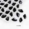 Rhinestones Dongzhou Cristal Forma de Machado Fundo Pontiagudo Vidro K9 Rhinestones para Nail Art Forma de Machado DIY, Mesmo Estilo que Macaco Pequeno Rhinestones Coloridos, Novo Modelo 2024