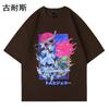 Camiseta informal de nicho para hombre y mujer con estampado japonés de manga corta de marca de marea de verano al por mayor de LAZADA transfronteriza eBay comercio exterior al por mayor