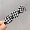 Celebridade da Internet Presilha Lateral Strass Franja Presilha Artefato para Trançar Estilo Camada Dupla Fixa Grampo de Cabelo Palavra Única Torcedor de Cabelo
