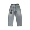 Calças Harem Jeans para Meninos Primavera e Outono 2026 Jeans Infantis Calças de Barra Reta Cintura Alta Macias Confortáveis Estilosas Modernas