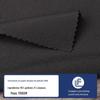 170g 200D poliéster quatro lados elástico engrossado liso liso vestido esportivo calças esportivas tecido de roupas