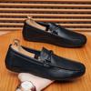 Zapatos Doug de verano para hombre, nuevos zapatos planos sin cordones, de moda, con suela blanda, informales, de una sola capa, mocasines para hombre