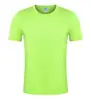 Camiseta de verano fresca de secado rápido con cuello redondo, manga corta, con texto y logotipo impresos personalizados, camiseta publicitaria para hombres y mujeres, ropa para grupo