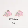 [Original] Temporada de Volta às Aulas: Mochilas Escolares, Réguas, Material Didático, Acessórios de Liga de Zinco com Gotejamento de Óleo, Colares, Brincos, Pingentes