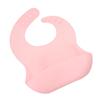 Babador de silicone para bebês para crianças à prova d'água Bolso para refeições para bebês Toalha escorregadia Alimentação suplementar Babador escorregadio atacado