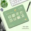 Literatura Inspiradora tamanho pequeno Proteção para Pulso Estilo Ins Antiderrapante Resistente ao Desgaste Amortecimento Espessado Tapete de Mesa para Trabalhador com Laptop