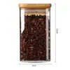 Potes Selados de Vidro Borossilicato Feitos Sob Medida, Potes para Armazenamento de Grãos, Potes Domésticos para Armazenamento, Potes Transparentes, Garrafas de Vidro para Armazenamento de Grãos