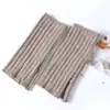 Polainas de Lana Divididas para Pierna Corta Calentitas Engrosadas Versátiles Elegantes Divididas Otoño Invierno Combinar con Botas Artículo Elegante