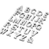 Cuero Herrajes Accesorios Hebilla Us4A Perforada Letras Inglesas Decoración 26DIY Herrajes Metal Bolsas Hecho a Mano