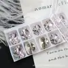 Cristal K9 Corte Oval 6*10 Sin Base Bola de Diamante Apilable Decoraciones de Uñas de Alta Calidad Deslumbrantes